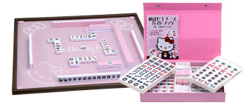 HELLO KITTY Mahjong tile set
